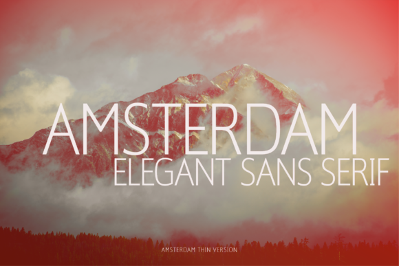 Amsterdam Thin: A Modern Typeface for Editorial Design