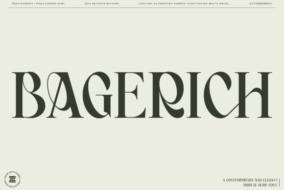 Bagerich Font: A Marketer’s Tool for Timeless Typography