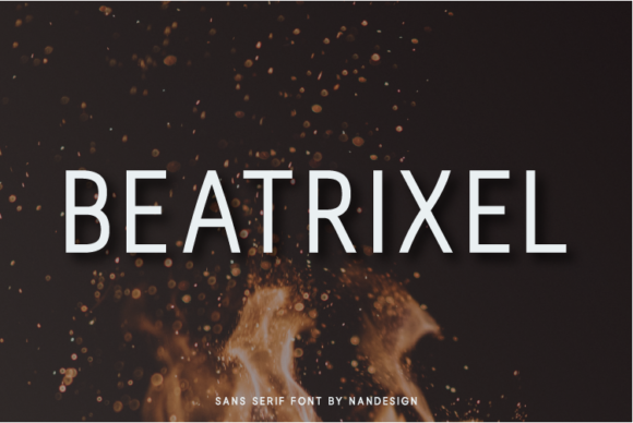 Beatrixel: A Modern Sans Serif Typeface for Digital Design