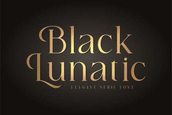 Black Lunatic: A Bold Typeface for Impactful Design