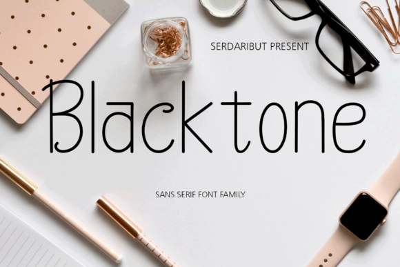 Black Tone: A Premium Sans Serif Typeface for Editorial Design