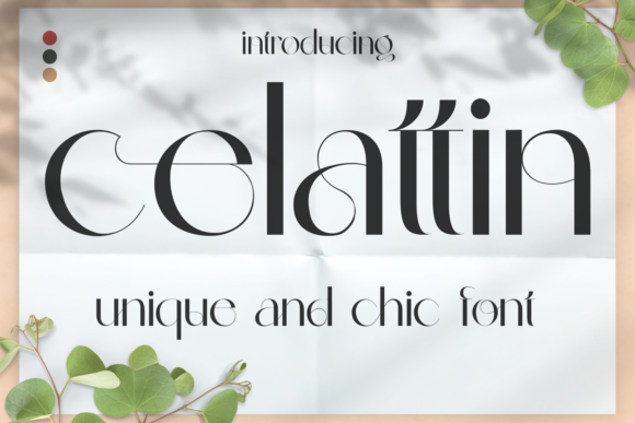 Celattin: A Serif Font for Editorial Excellence