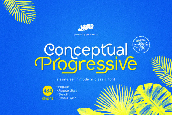 Conceptual Progressive: A Versatile Typeface for Modern Branding