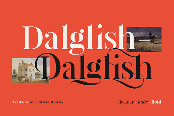 Dalglish Serif Font for Stylish and Readable Craft Projects