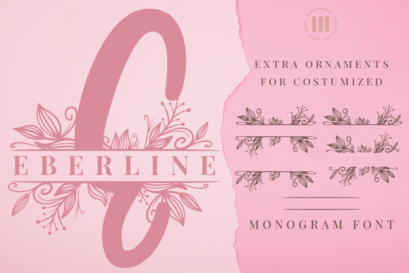 Eberline Monogram: A Versatile Decorative Font for Modern Web Design