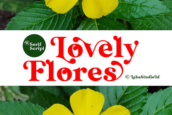 Enhancing Brand Identity with the Lovely Flores Typeface