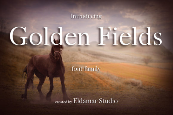 Golden Fields: A Minimal Serif Font That Delivers Elegance