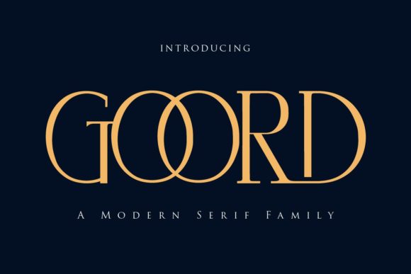 Goord: A Typeface That Elevates Your Editorial Design