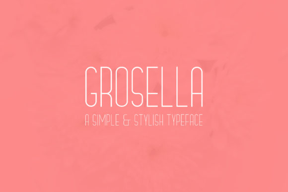 Grosella Font: A Timeless Typeface for Polished Branding