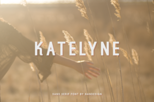Katelyne Font: A Simple Elegance for Craft Creations