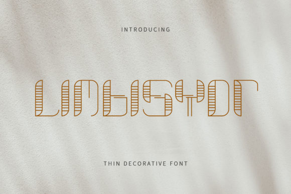 Limbisyor: A Premium Decorative Font for Editorial Design
