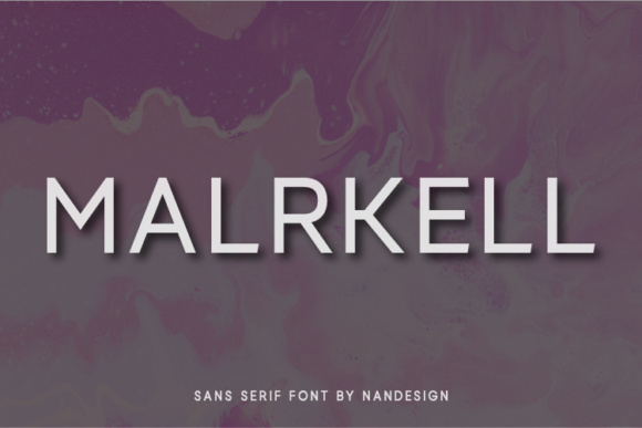 Malrkell Font: A Minimalist Typeface for Craft Creators