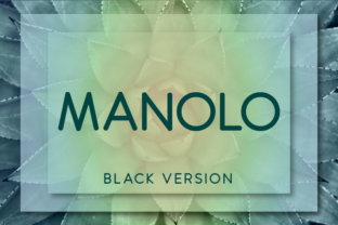 Manolo Black: A Classy and Elegant Sans Serif Typeface for Modern Branding