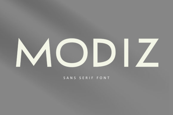 Modiz: A Modern Typeface for Memorable Marketing