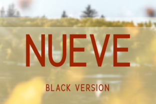Nueve Black: A Typeface That Elevates Digital Branding