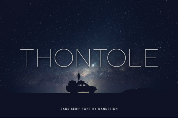 Thontole Font: A Versatile Typeface for Crafters and Makers