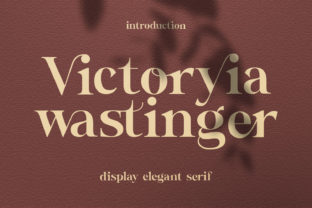 Victoryia Wastinger: A Serif Font That Brings Crafted Charm to Life