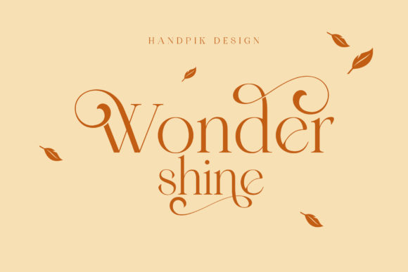 Wonder Shine: A Serif Typeface for Timeless Editorial Design