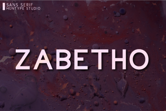 Zabetho: A Versatile Typeface for Creative Makers